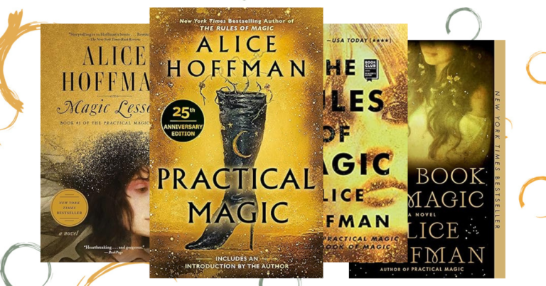 Image featuring the covers of the practical magic book series