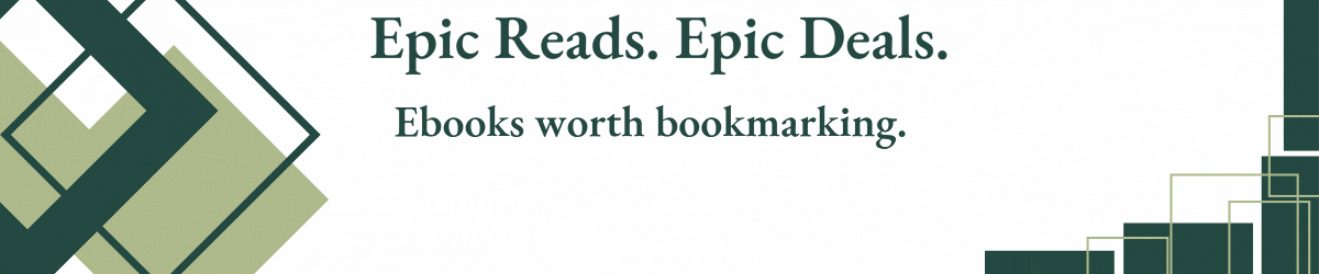 Image reading: Epic Reads. Epic Deals. Ebooks worth bookmarking.
