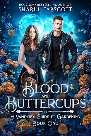 Blood and Buttercups (A Vampire's Guide to Gardening Book 1) Kindle Edition by Shari L. Tapscott (Author) Format: Kindle Edition 4.6 4.6 out of 5 stars (854) 4.4 on Goodreads 829 ratings Book 1 of 3: A Vampire's Guide to Gardening See all formats and editions Life is weird. One day, you're in the garden, tending your tulips and growing your flower farm business, and the next, your doctor is handing you a prescription for synthetic blood and signing you up for vampire support groups. Hi, I'm Piper Edwards, and I'm pre-vampiric. Here are a few things I didn't know a month ago: The cute guy who visits my flower stall at the farmer's market every week is a vampire. And he's not so cute. He's a stalker. Vampires have a lot of food options. If you don't like prescription synthetic blood, there are subscription services that will deliver exotic animal blood to your doorstep every week. Organic, free-range, wild-caught—the options are endless. The government requires all infected individuals to be assigned to a conservator. Mostly, they hang around to help their pre-vamps learn the ropes and navigate their new diet. But if you're a really lucky pre-vamp, your conservator will be a wicked-hot, recently demoted hunter who will hold your hand at doctor's appointments and track down your stalker, bodyguard style. In case you're not sure, I got lucky. My conservator's name is Noah, and this is our story... A Vampire's Guide to Gardening is a fun and flirty fantasy rom-com you can sink your teeth into. (Pun intended.) Full of humor, spark-and-smolder chemistry, and practical tips for growing your flower gardening business when you become allergic to the sun, this series is sure to delight fans of cozy paranormal romance. The books in this series feature spicy-sweet closed-door romance. (Passionate kisses and some innuendo, but no on-page steamy scenes.)