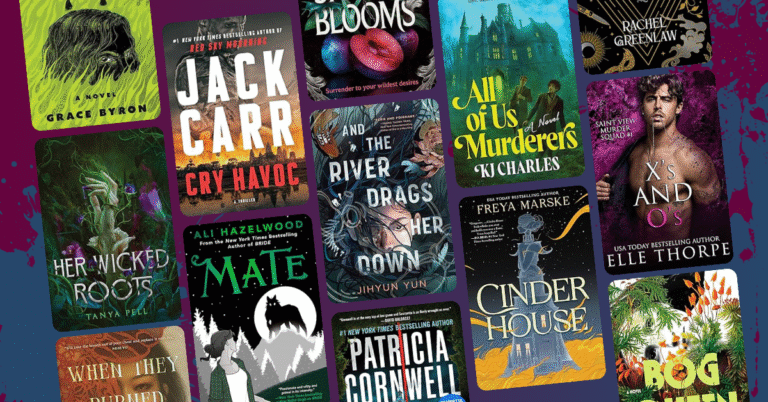 Collage of October 2025 new book release covers with an overlay that reads “October 2025 New Book Releases.”