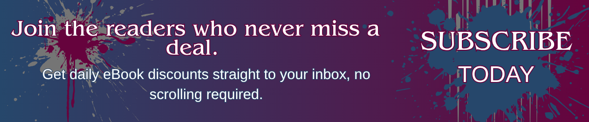 Apropos Books banner reading, “Join the readers who never miss a deal. Get daily eBook discounts straight to your inbox. Subscribe today.”
