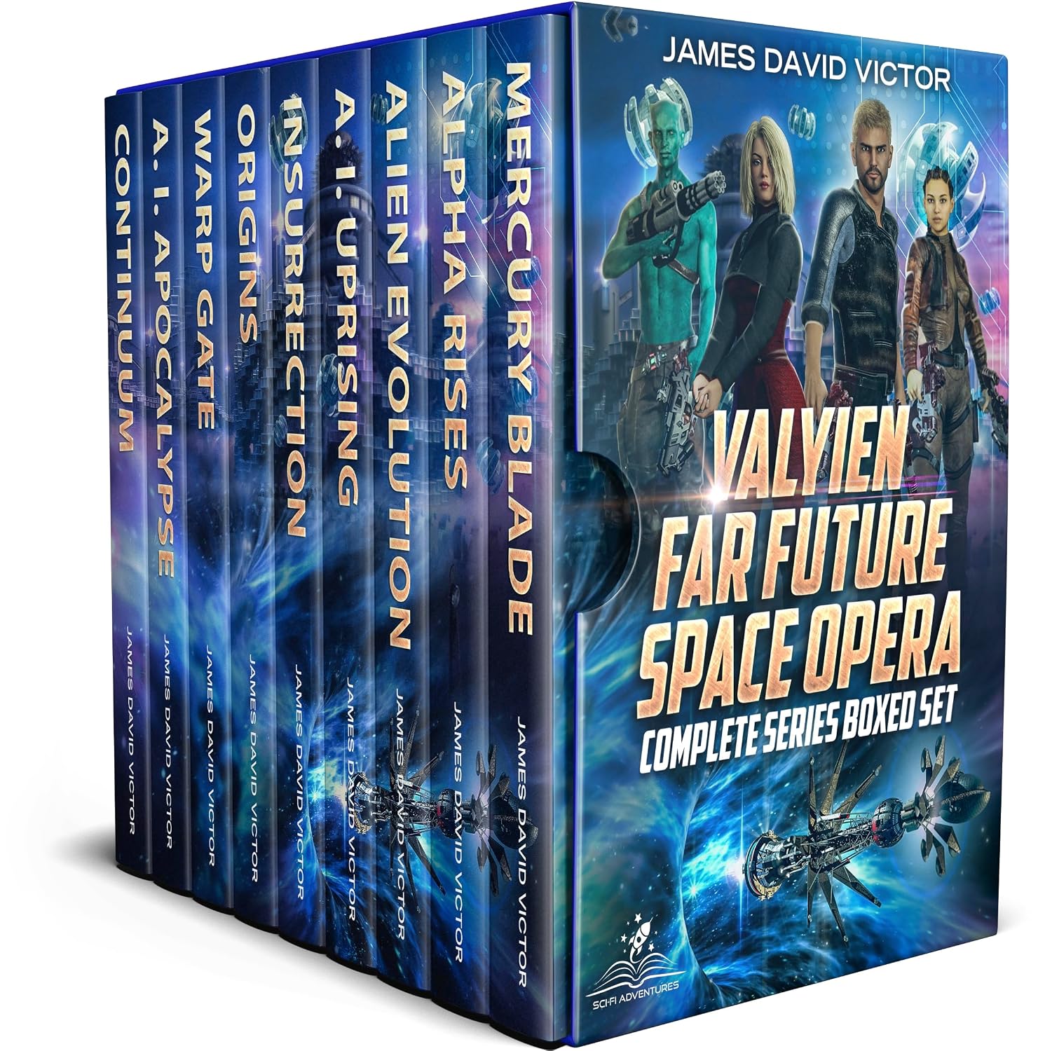 Valyien Far Future Space Opera Complete Series Boxed Set