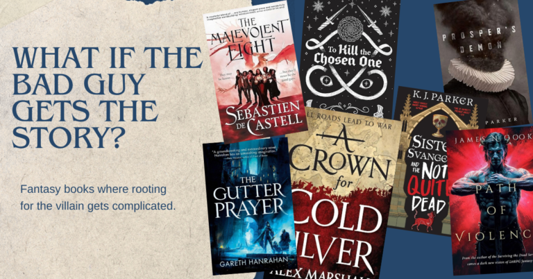 Fantasy books where the main character is the villain