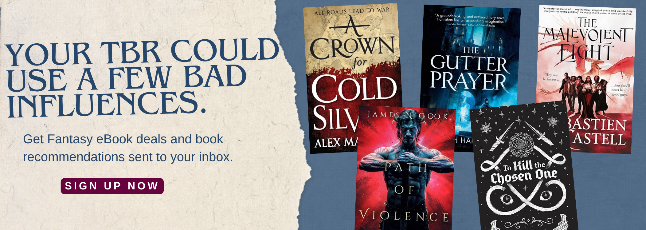 Villain protagonist fantasy book recommendations from Apropos Books